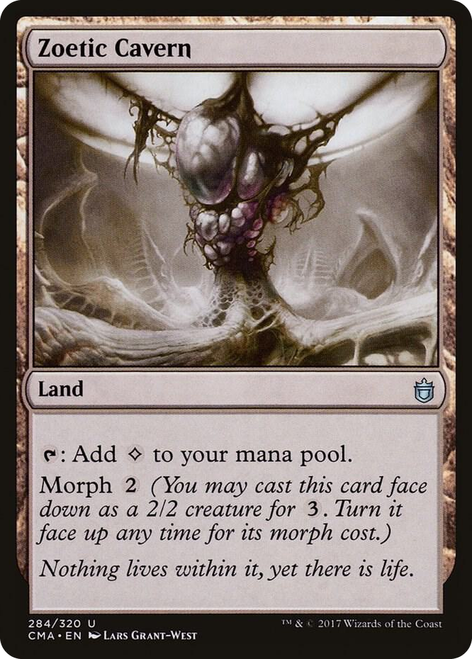 Zoetic Cavern #284 U - Commander Anthology Pokemon card