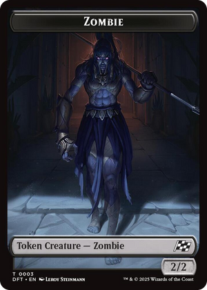 0003 Zombie (0003) // Pilot Double-Sided Token T Aetherdrift
