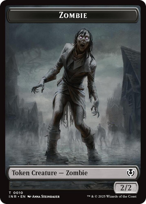 0010 Zombie (0010) // Blood Double-Sided Token T Innistrad Remastered
