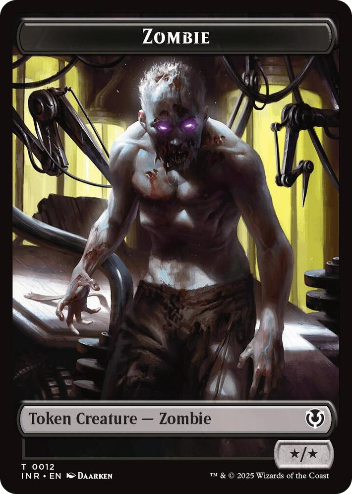0011 Zombie (0011) // Zombie (0012) Double-Sided Token T Innistrad Remastered