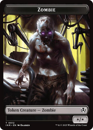 0011 Zombie (0011) // Zombie (0012) Double-Sided Token T Innistrad Remastered