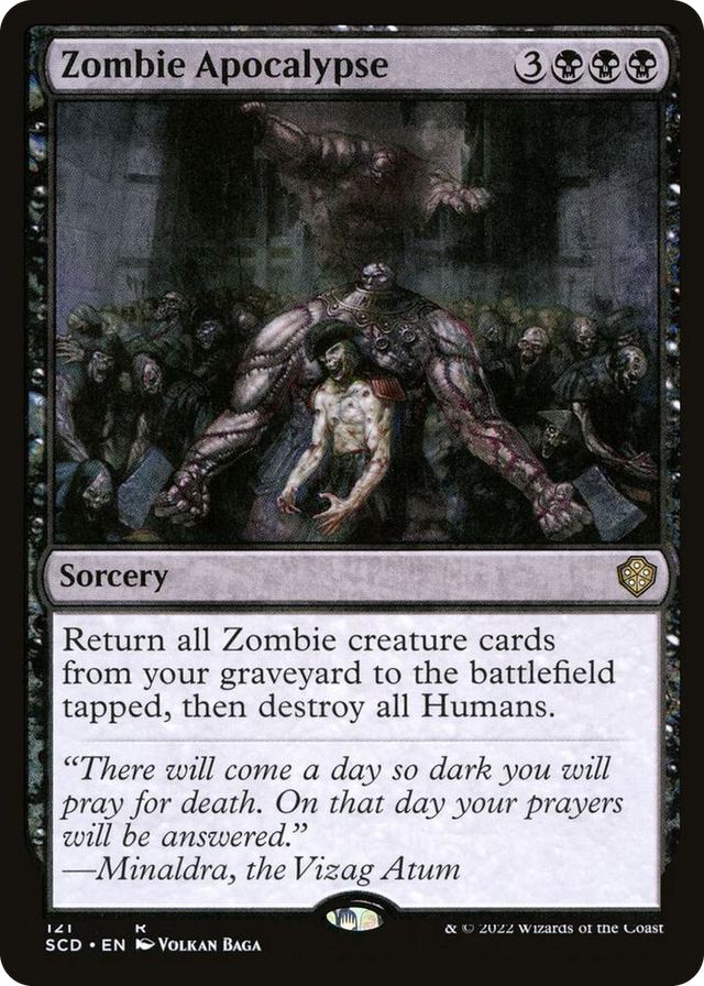 0121 Zombie Apocalypse R Starter Commander Decks