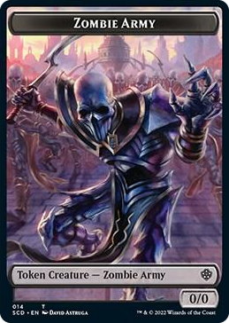 0015 Zombie Army Double-Sided Token T Starter Commander Decks