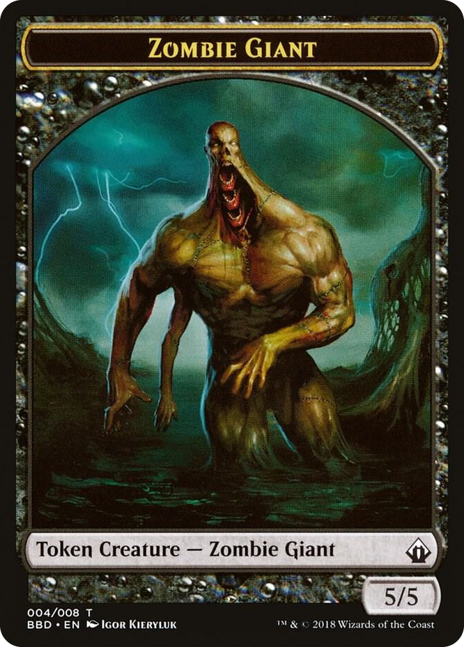 0004 Zombie Giant Token T Battlebond