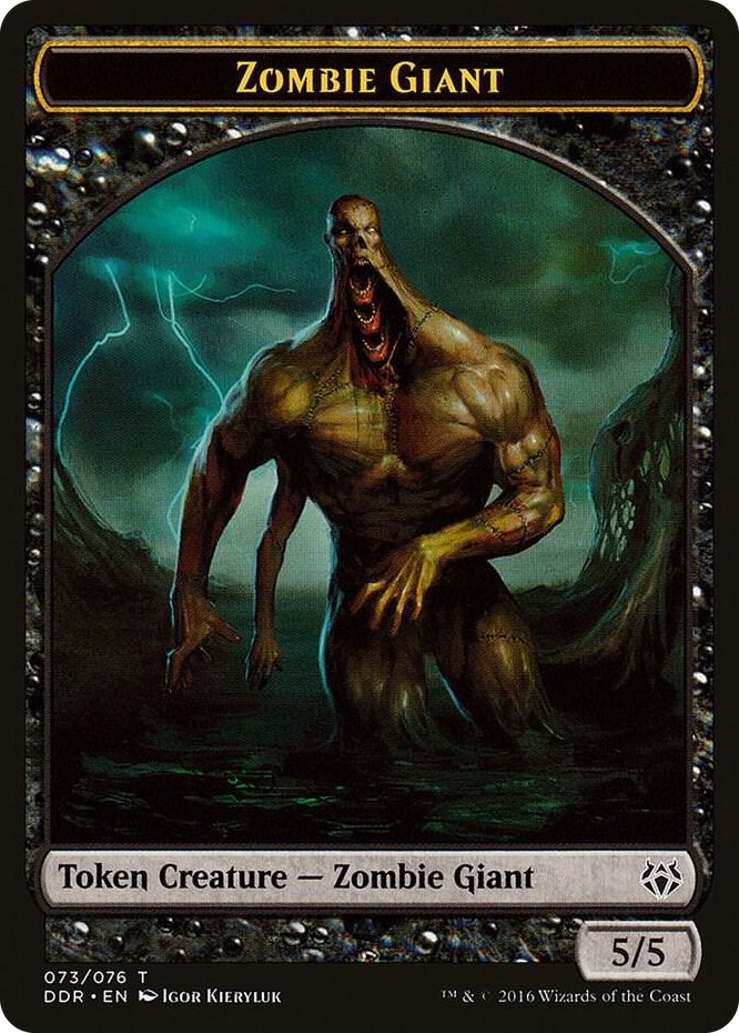 Zombie Giant Token #73 T - Duel Decks: Nissa vs. Ob Nixilis Pokemon card