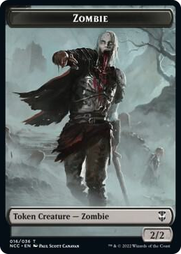 0016 Zombie // Goat Double-Sided Token T Commander: Streets of New Capenna