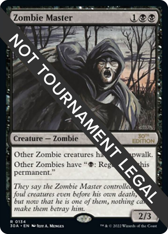 0134 Zombie Master R 30th Anniversary Edition