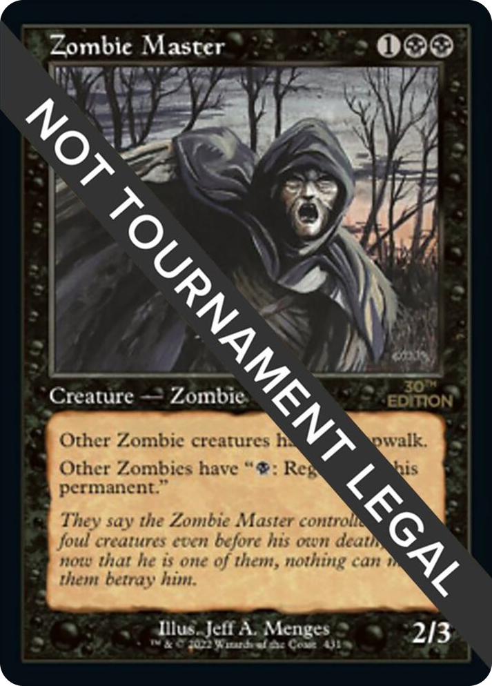 0431 Zombie Master (Retro Frame) R 30th Anniversary Edition