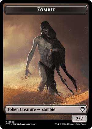 0010 Zombie // Ox Double-Sided Token T Commander: Outlaws of Thunder Junction