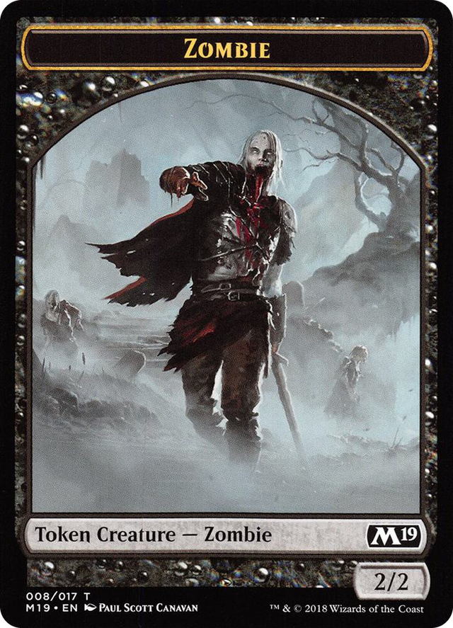 0008 Zombie // Thopter Double-Sided Token (Game Night) T Core Set 2019