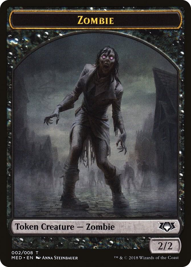 0002 Zombie Token T Mythic Edition: Guilds of Ravnica