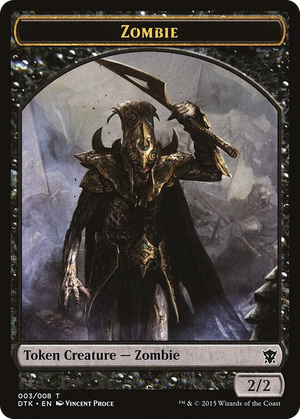 0003 Zombie Token T Dragons of Tarkir