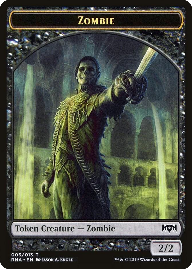 0003 Zombie Token T Ravnica Allegiance