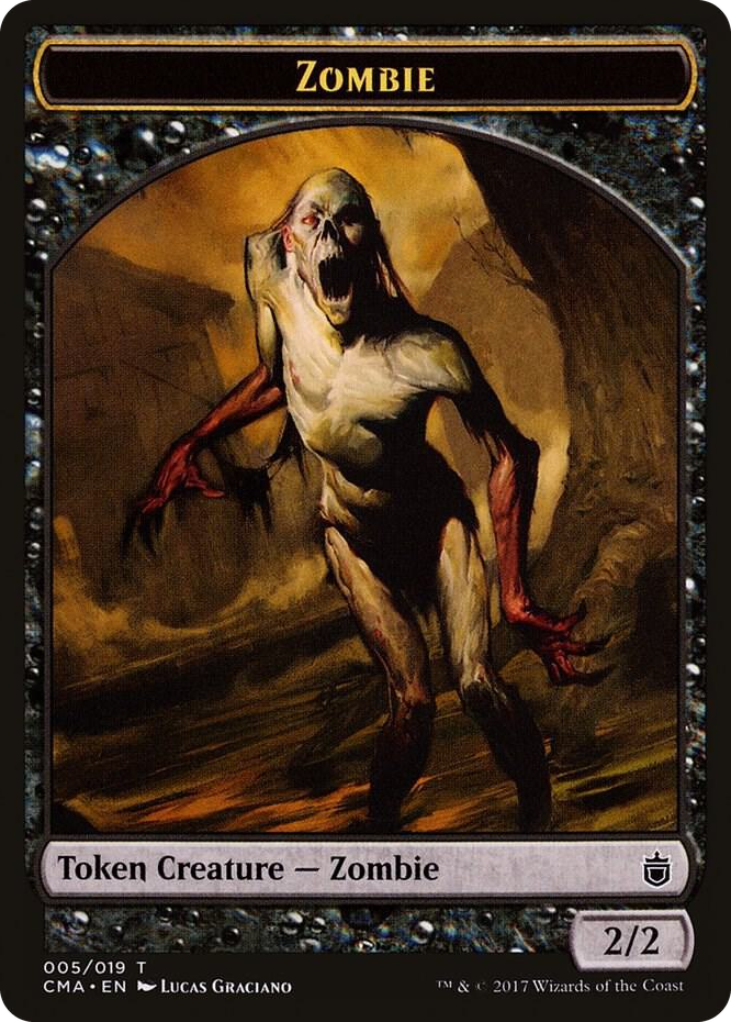 Zombie Token (005) #5 T - Commander Anthology Pokemon card