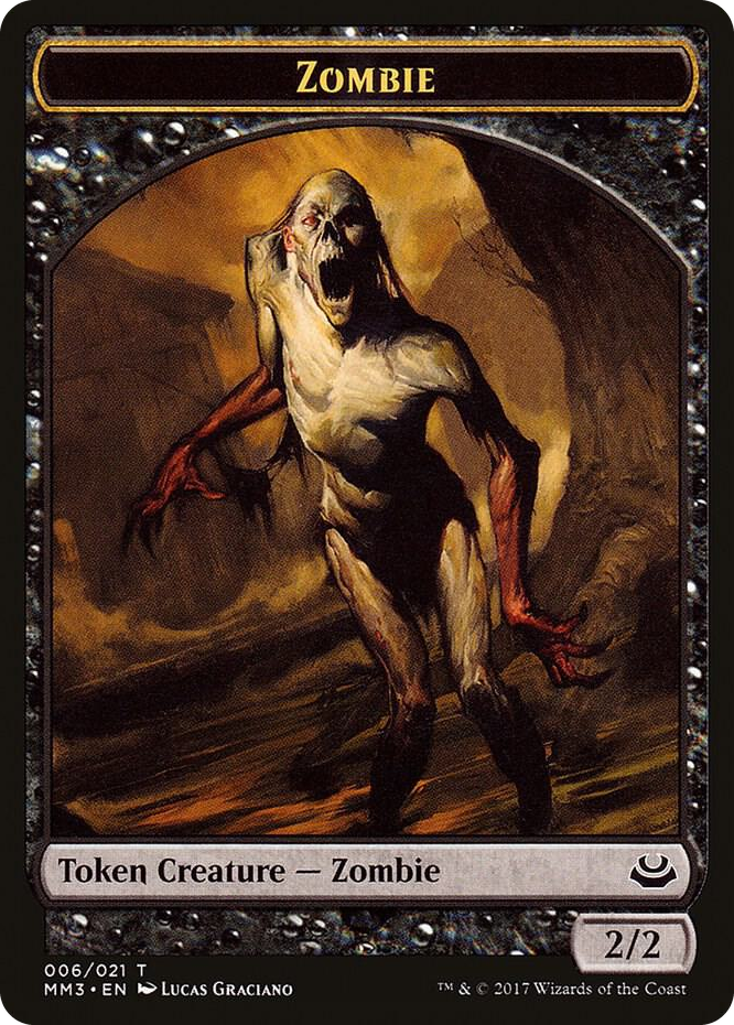 Zombie Token #6 T - Modern Masters 2017 Pokemon card