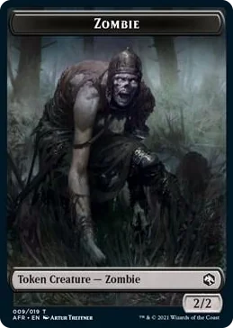 0009 Zombie Token T Adventures in the Forgotten Realms