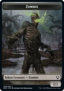 0009 Zombie Token T Commander: Dominaria United