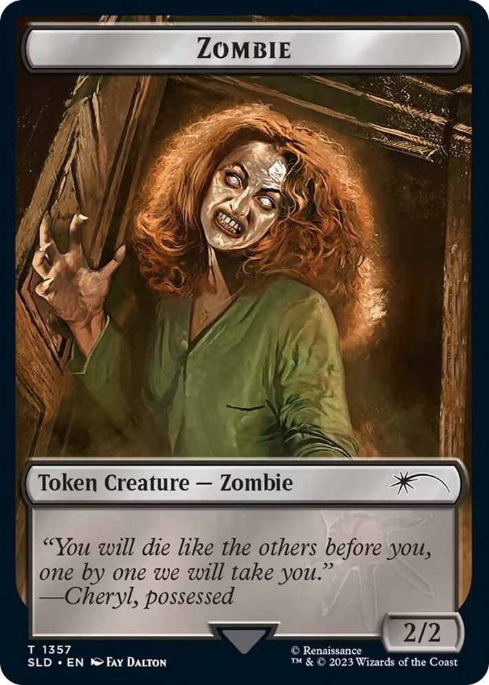 1357 Zombie Token T Secret Lair Drop Series