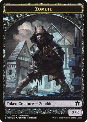 0001 Zombie Token (Double-Sided) T Prerelease Cards