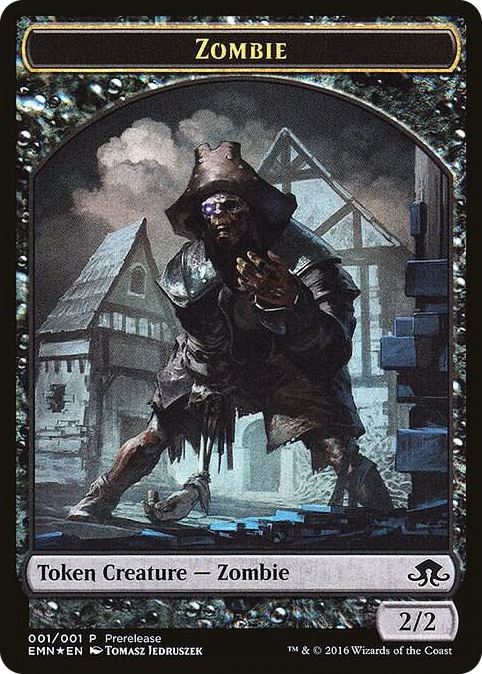 0001 Zombie Token (Double-Sided) T Prerelease Cards