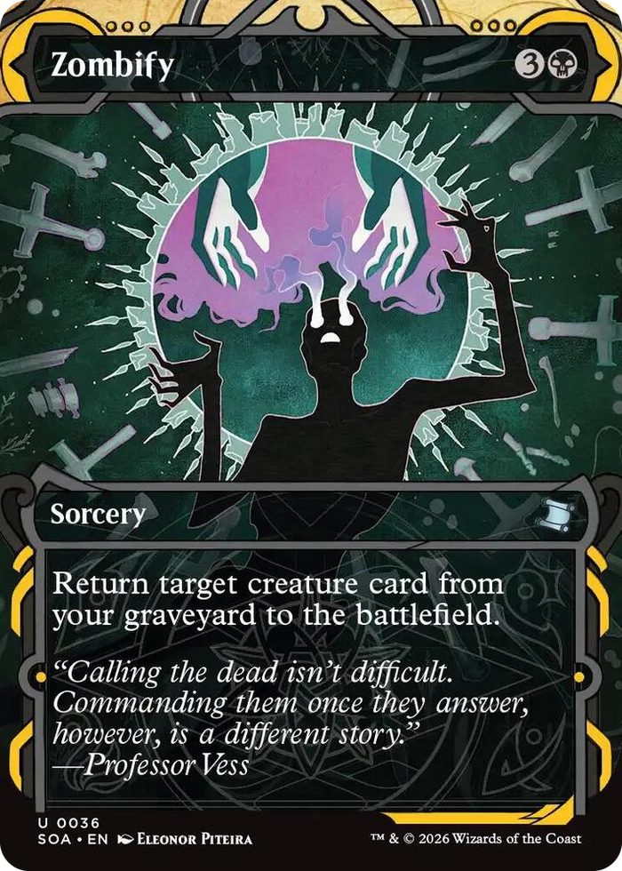 Zombify #36 U - Secrets of Strixhaven: Mystical Archive Pokemon card