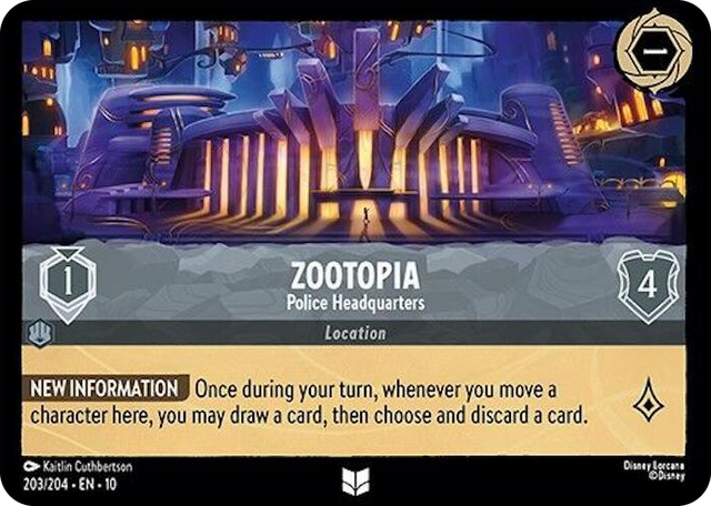 0203 Zootopia - Police Headquarters Uncommon Whispers in the Well