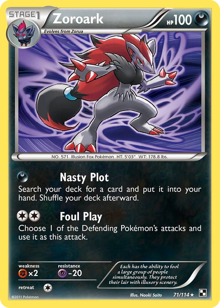 0071 Zoroark Promo Deck Exclusives