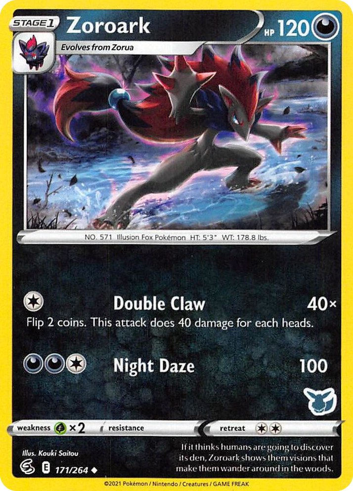 0171 Zoroark - 171/264 (Eevee Stamped) Promo Battle Academy 2022