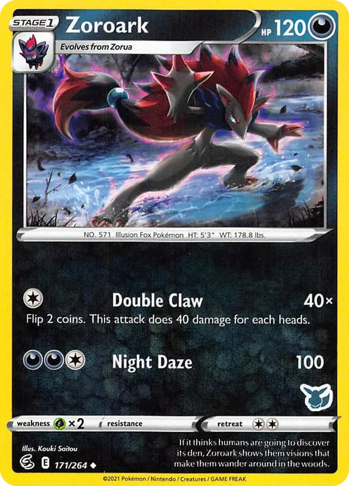 0171 Zoroark - 171/264 (Eevee Stamped) Promo Battle Academy 2022