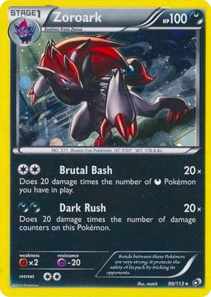 0090 Zoroark - 90/113 (Cosmos Holo) Promo Blister Exclusives