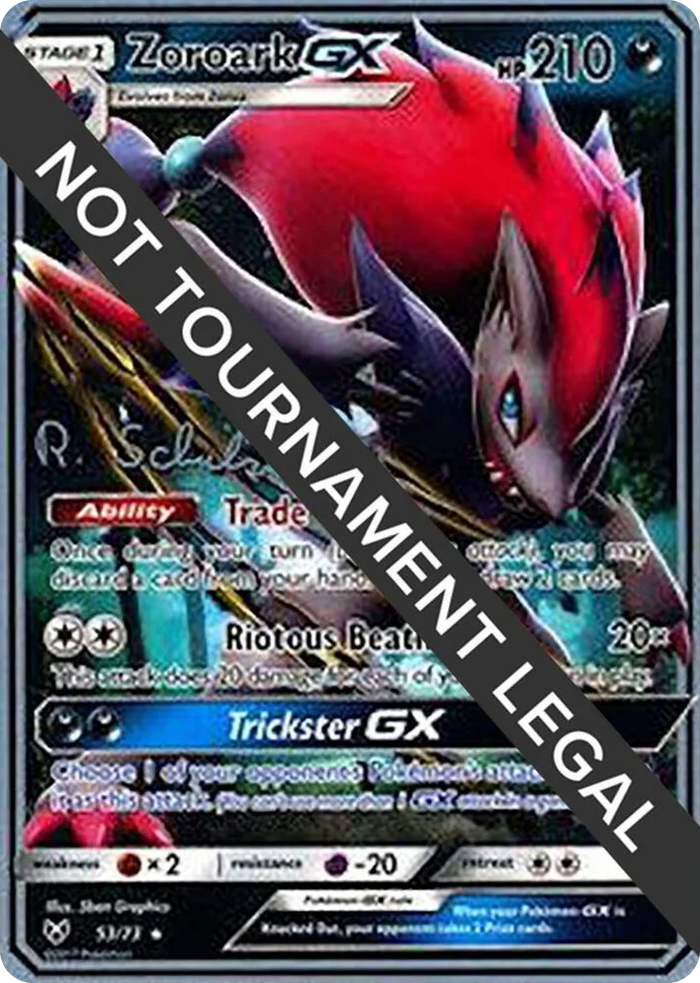 0053 Zoroark GX - 2018 (Robin Schulz) Ultra Rare World Championship Decks