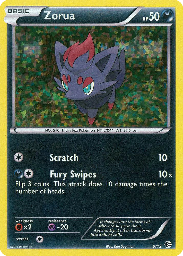 0009 Zorua Promo McDonald's Promos 2011