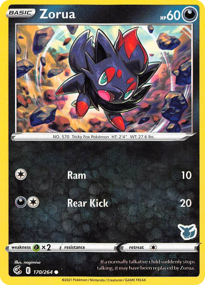 0170 Zorua - 170/264 (Eevee Stamped) Promo Battle Academy 2022