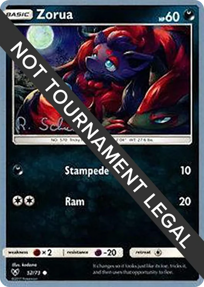 0052 Zorua - 2018 (Robin Schulz) Common World Championship Decks