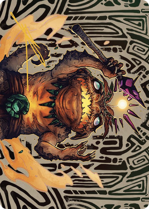 0054 Zoyowa Lava-Tongue Art Card (Gold-Stamped Signature) S Art Series: The Lost Caverns of Ixalan