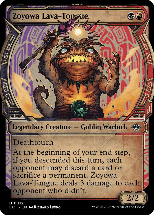 0312 Zoyowa Lava-Tongue (Showcase) U The Lost Caverns of Ixalan