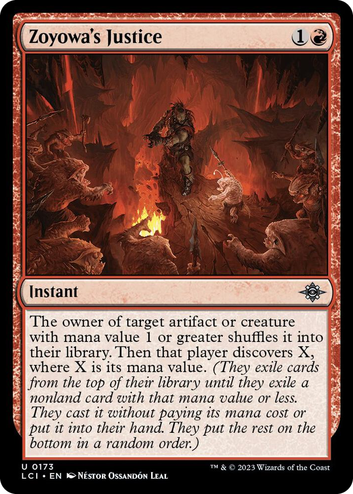 0173 Zoyowa's Justice U The Lost Caverns of Ixalan