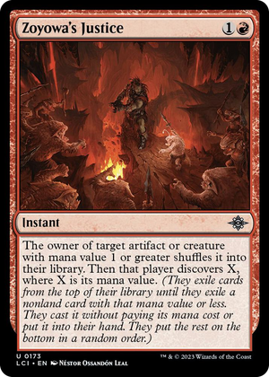 0173 Zoyowa's Justice U The Lost Caverns of Ixalan