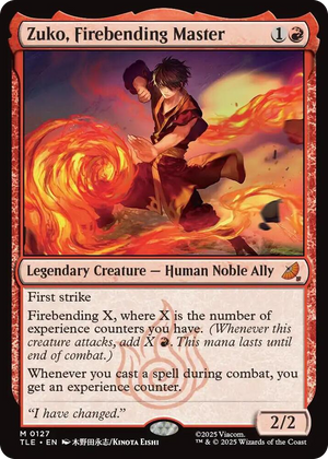 0127 Zuko, Firebending Master M The Last Airbender: Eternal-Legal