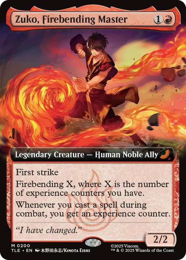 0200 Zuko, Firebending Master (Extended Art) M The Last Airbender: Eternal-Legal