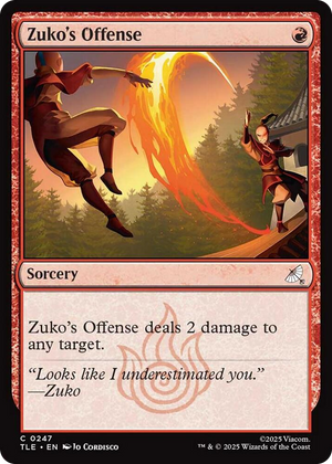 0247 Zuko's Offense (0247) C The Last Airbender: Eternal-Legal
