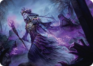 0010 Zul Ashur, Lich Lord Art Card (10/54) S Art Series: Foundations