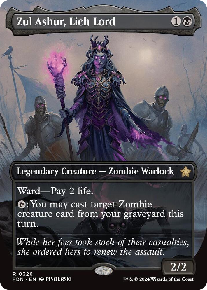 0326 Zul Ashur, Lich Lord (Borderless) R Foundations