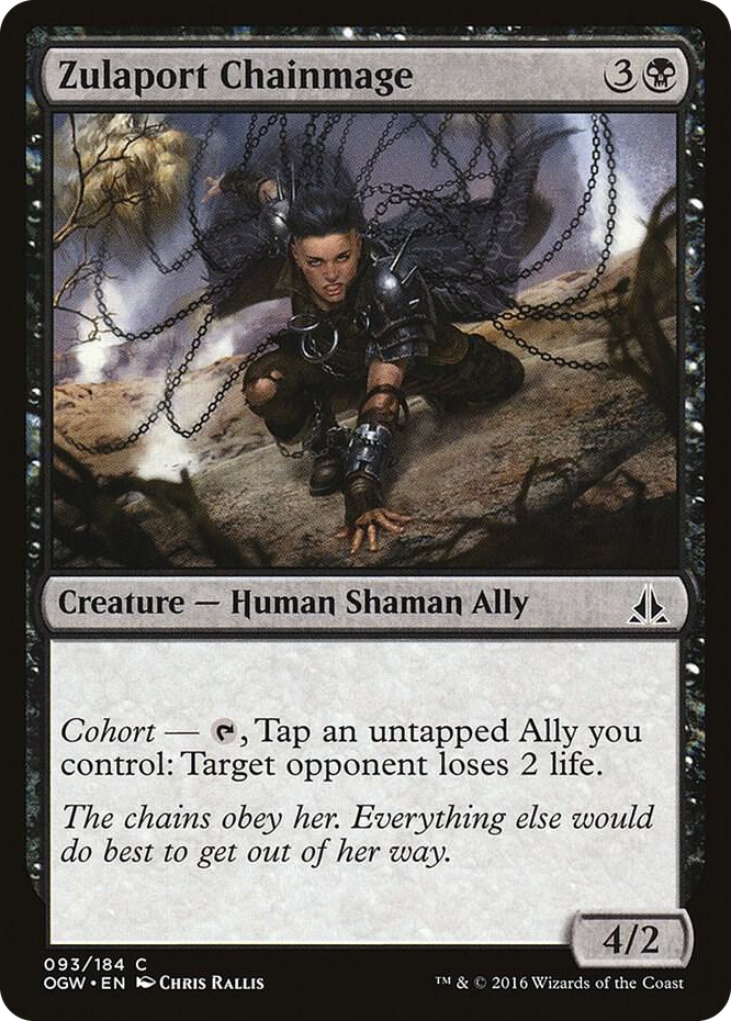 Zulaport Chainmage #93 C - Oath of the Gatewatch Pokemon card