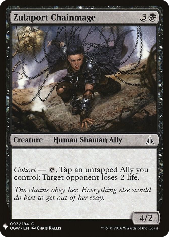 0093 Zulaport Chainmage C The List Reprints