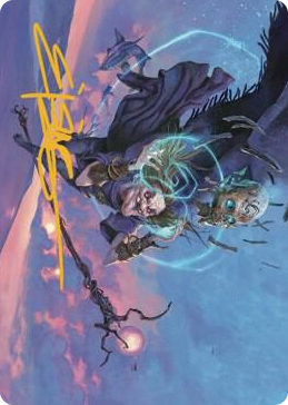 0056 Zur, Eternal Schemer Art Card (56/81) (Gold-Stamped Signature) S Art Series: Dominaria United