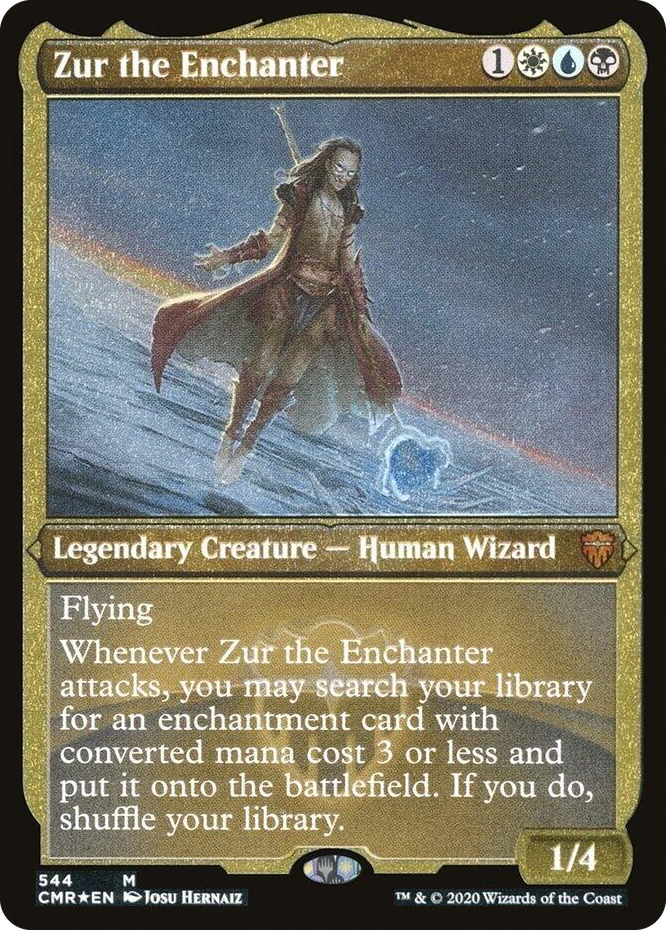 0544 Zur the Enchanter (Foil Etched) M Commander Legends