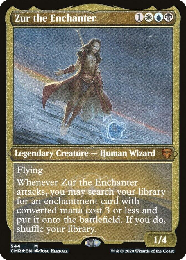 0544 Zur the Enchanter (Foil Etched) M Commander Legends