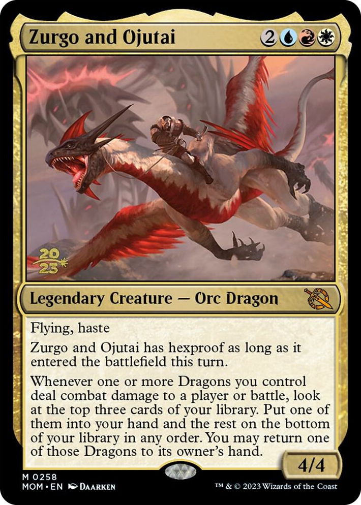 0258 Zurgo and Ojutai M Prerelease Cards