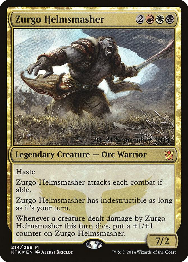 0214 Zurgo Helmsmasher M Prerelease Cards
